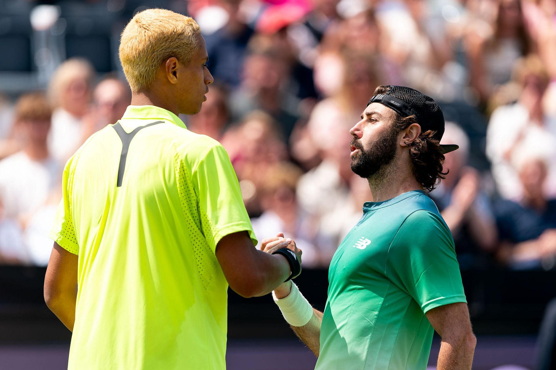 Thompson at the Libema Open Grass Court Championships - Source: Getty